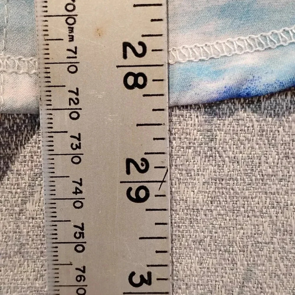 Scrub Star Blue Green Work Tunic Size Large - Picture 10 of 10